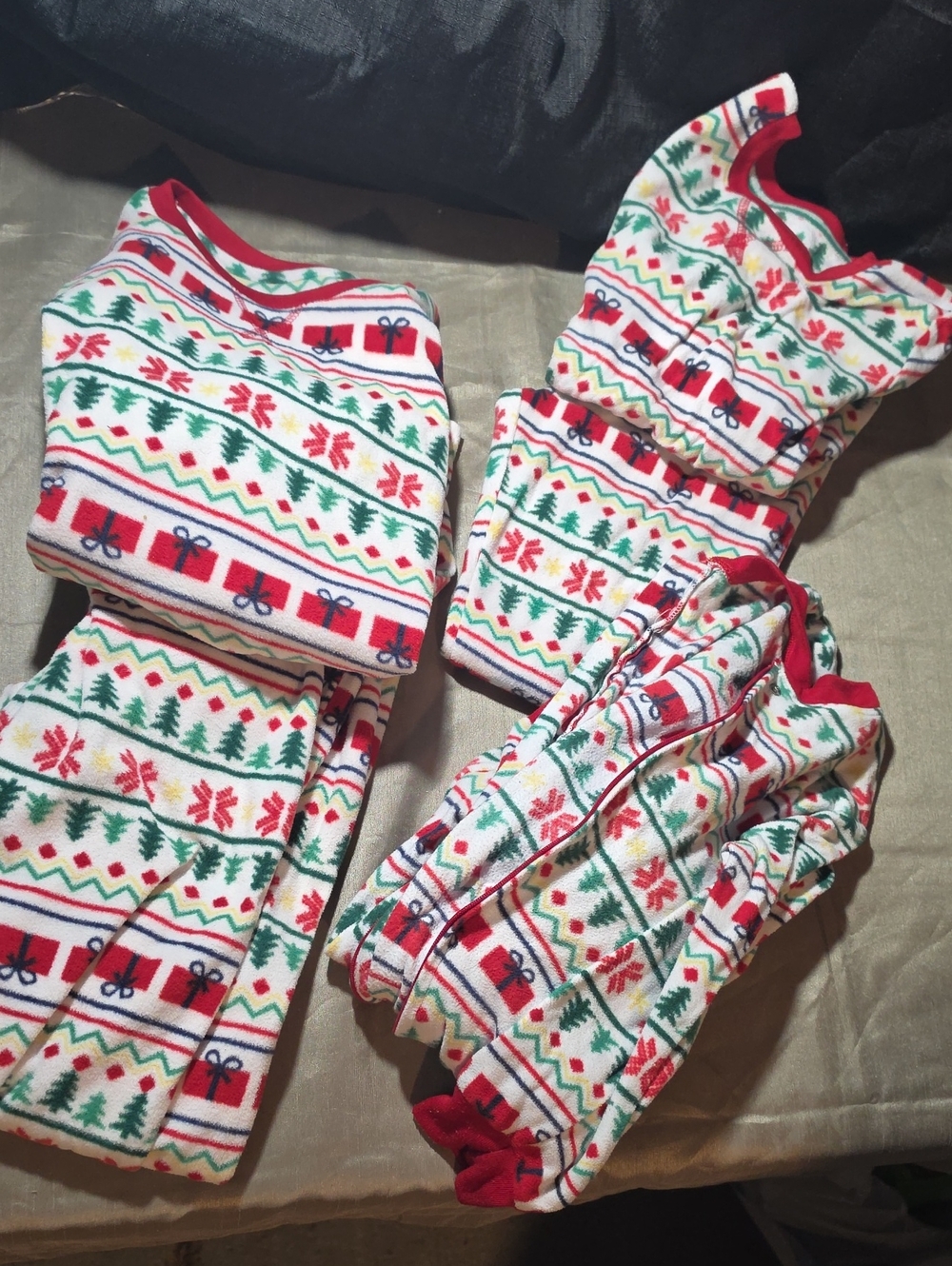 Kids Christmas Family PJS